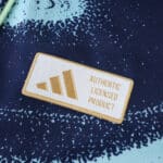 Close-up of the Ajax Away 2025/26 Player Version jersey featuring an "Authentic Licensed Product" badge.