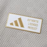 Close-up of the SL Benfica 2025/26 Away Player Version jersey’s “Authentic Licensed Product” badge.