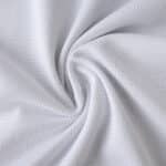 Close-up of the Parma Home 2025/26 Fan Version fabric, showing white material texture and detail.