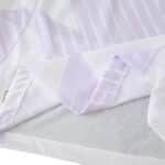 Close-up of Manchester United 2025/26 Away Player Version jersey fabric and detailing.