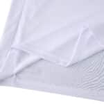 Close-up of the white fabric and stitching on the Galatasaray Away 2025/26 Fan Version jersey.