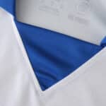 Close-up of the collar detail on the Parma Third 2025/26 fan version football jersey.