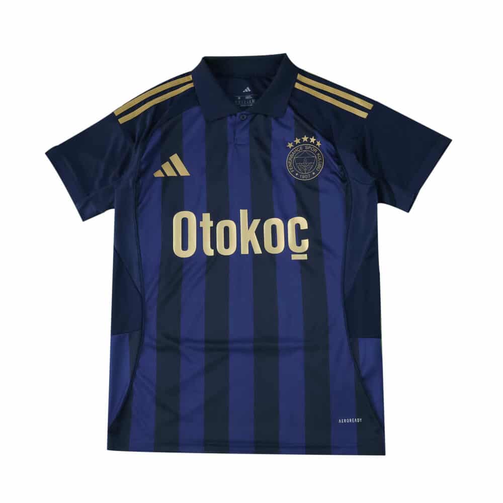 Fenerbahce Third 2025/26 Fan Version jersey with gold accents and Otokoç sponsor on the front.