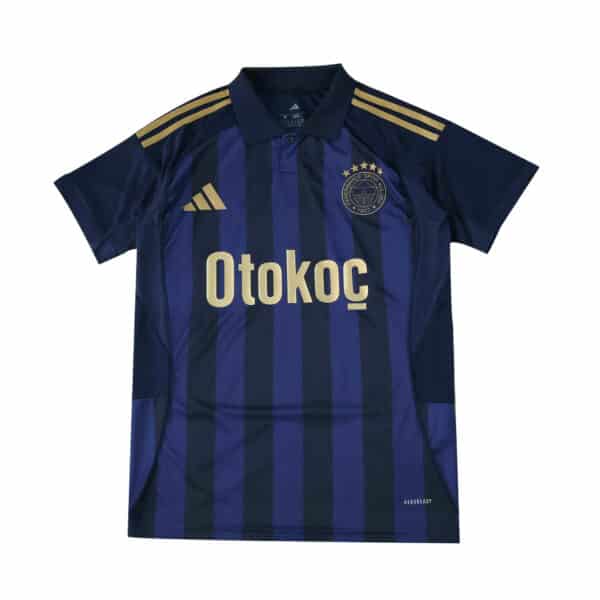 Fenerbahce Third 2025/26 Fan Version jersey with gold accents and Otokoç sponsor on the front.