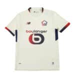 Lille LOSC Away 2025/26 Fan Version jersey in white with red and navy accents, club and sponsor logos visible.