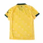 Back view of AC Milan Third 2025/26 Player Version jersey in yellow with green collar and sleeves.