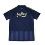 Back view of Fenerbahce Third 2025/26 Fan Version jersey, featuring "halley" sponsor in gold.