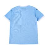 Back view of the Lazio 2025/26 Home Fan Version jersey in light blue with white collar and sleeve cuffs.