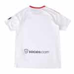 Back view of the Sevilla FC 2025/26 Home Fan Version jersey, featuring a white design with Socios.com logo.