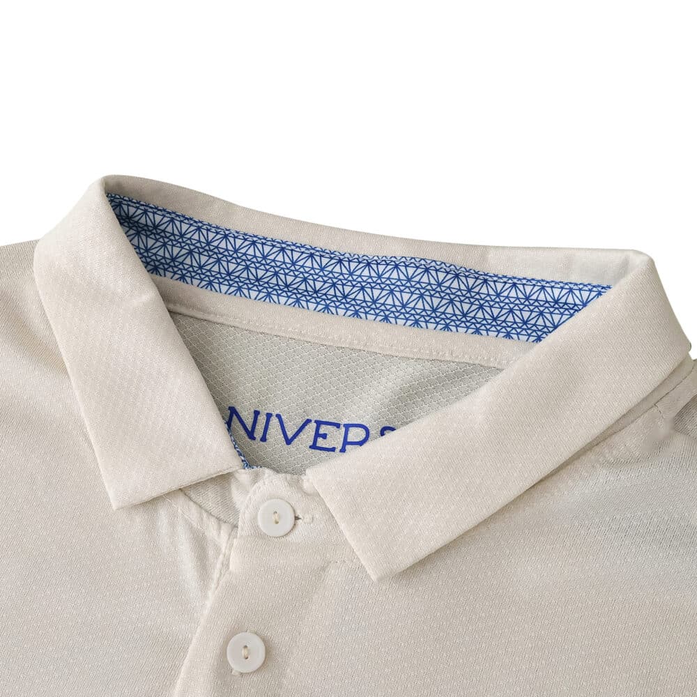 Close-up of the FC Porto Third 2025/26 Fan Version jersey collar with blue geometric inner lining.