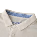 Close-up of the FC Porto Third 2025/26 Fan Version jersey collar with blue geometric inner lining.