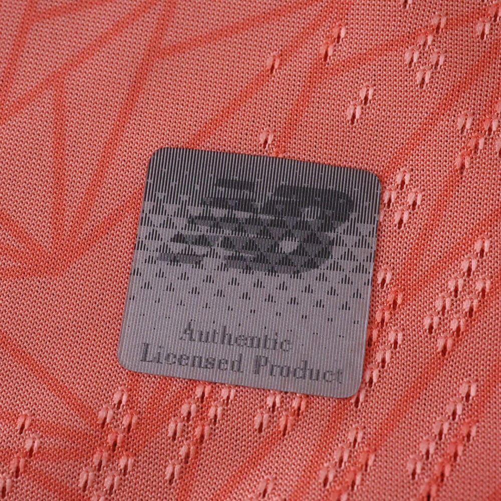 Close-up of the FC Porto Away 2025/26 Player Version jersey fabric with authenticity patch.