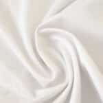 Close-up of the white Napoli Away 2025/26 Fan Version jersey fabric showing its texture and detail.