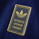 Close-up of the Newcastle United 2025/26 Third Player Version authentic licensed product badge.