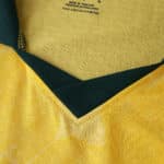 Close-up of the collar and fabric details on the AC Milan Third 2025/26 Player Version jersey.