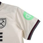 West Ham United Away 2025/26 Fan Version jersey showing club crest and sleeve sponsor detail.
